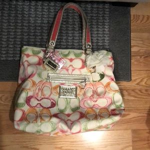Coach “poppy” collection purse